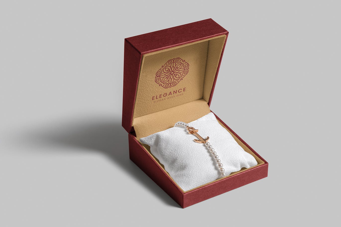 高品质的奢华奢侈品首饰金银珠宝包装盒设计VI样机展示模型mo