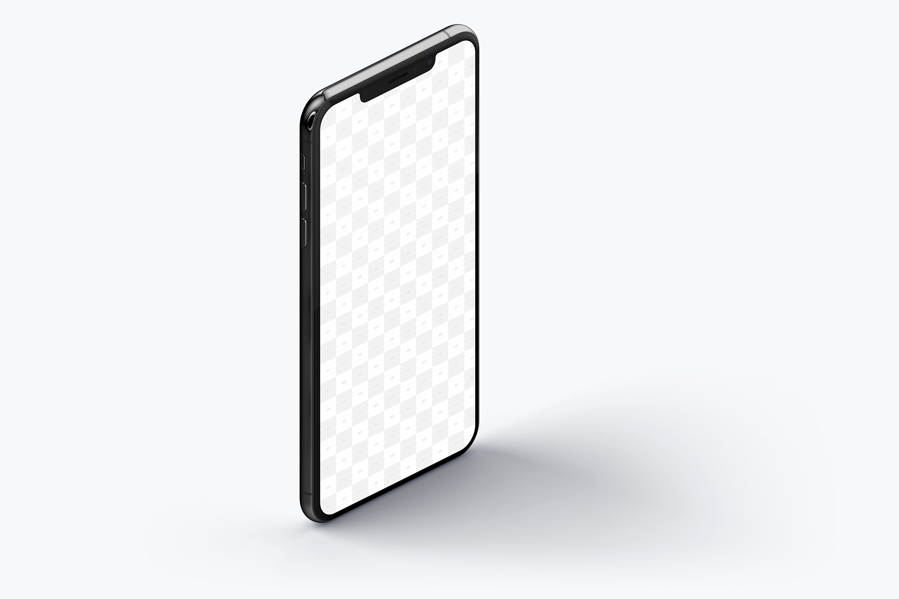 手机样机水彩 iPhone XS Max Mockup, I