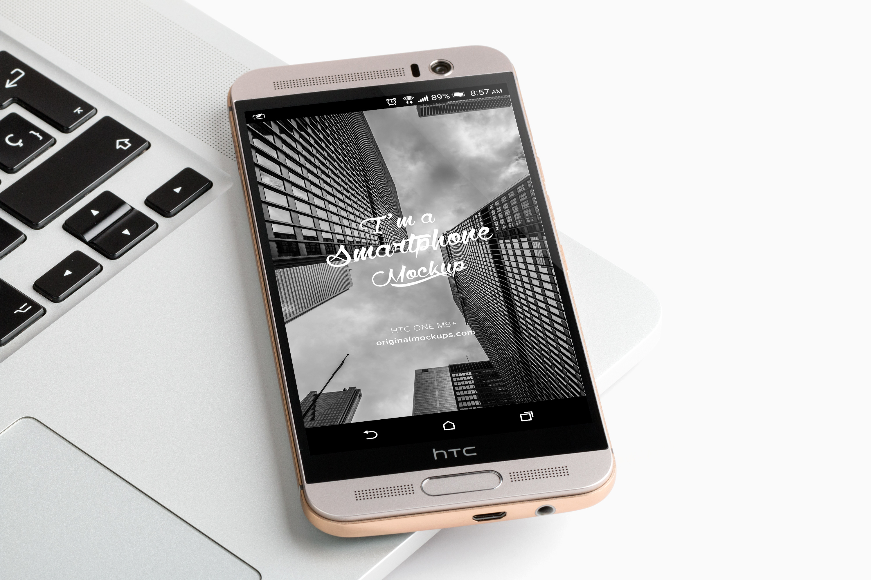 安卓手机样机 HTC One M9  PSD Mockup