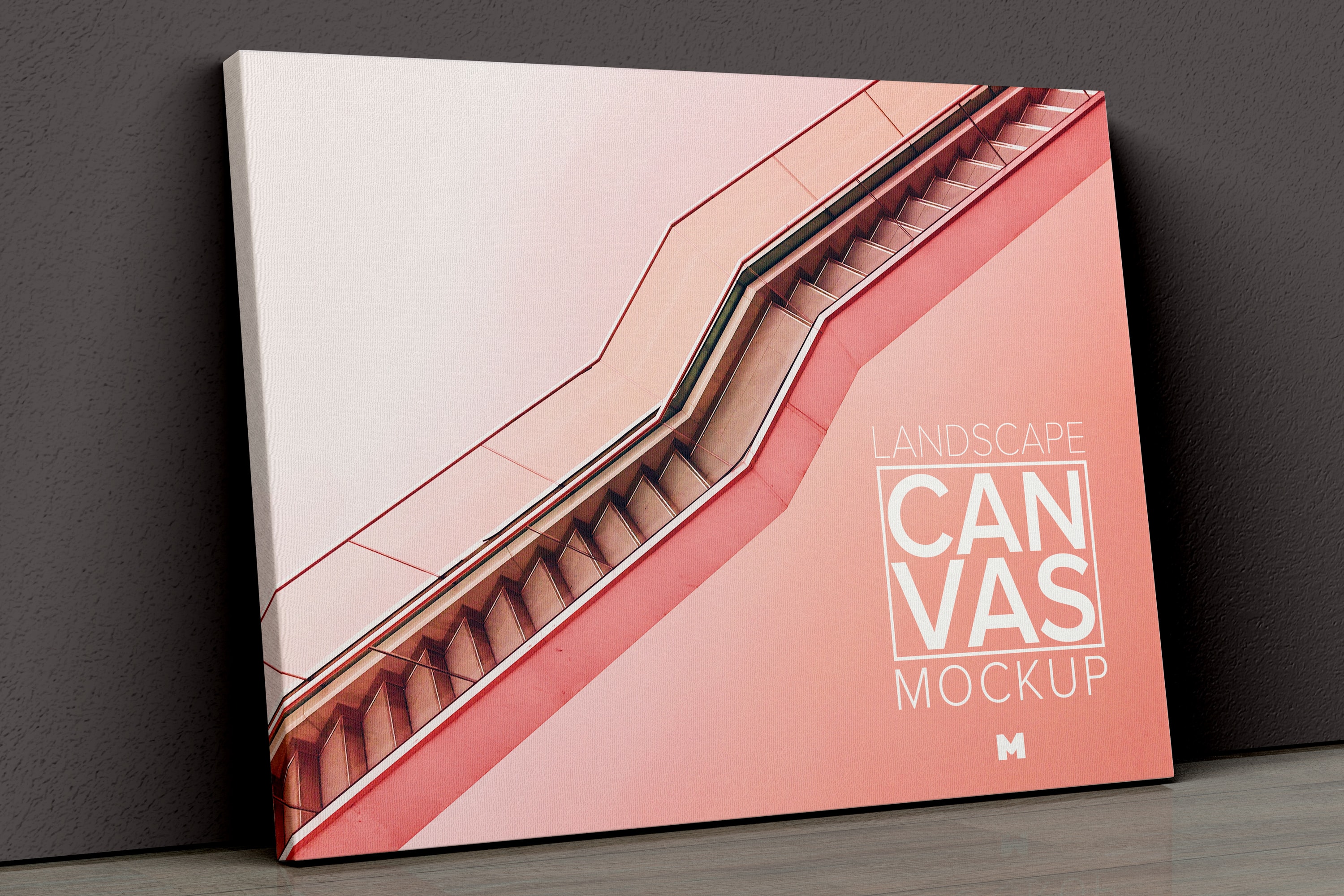 油画画布样机 Landscape Canvas Mockup