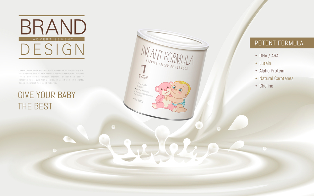婴幼儿乳制品DHA营养成分介绍海报
