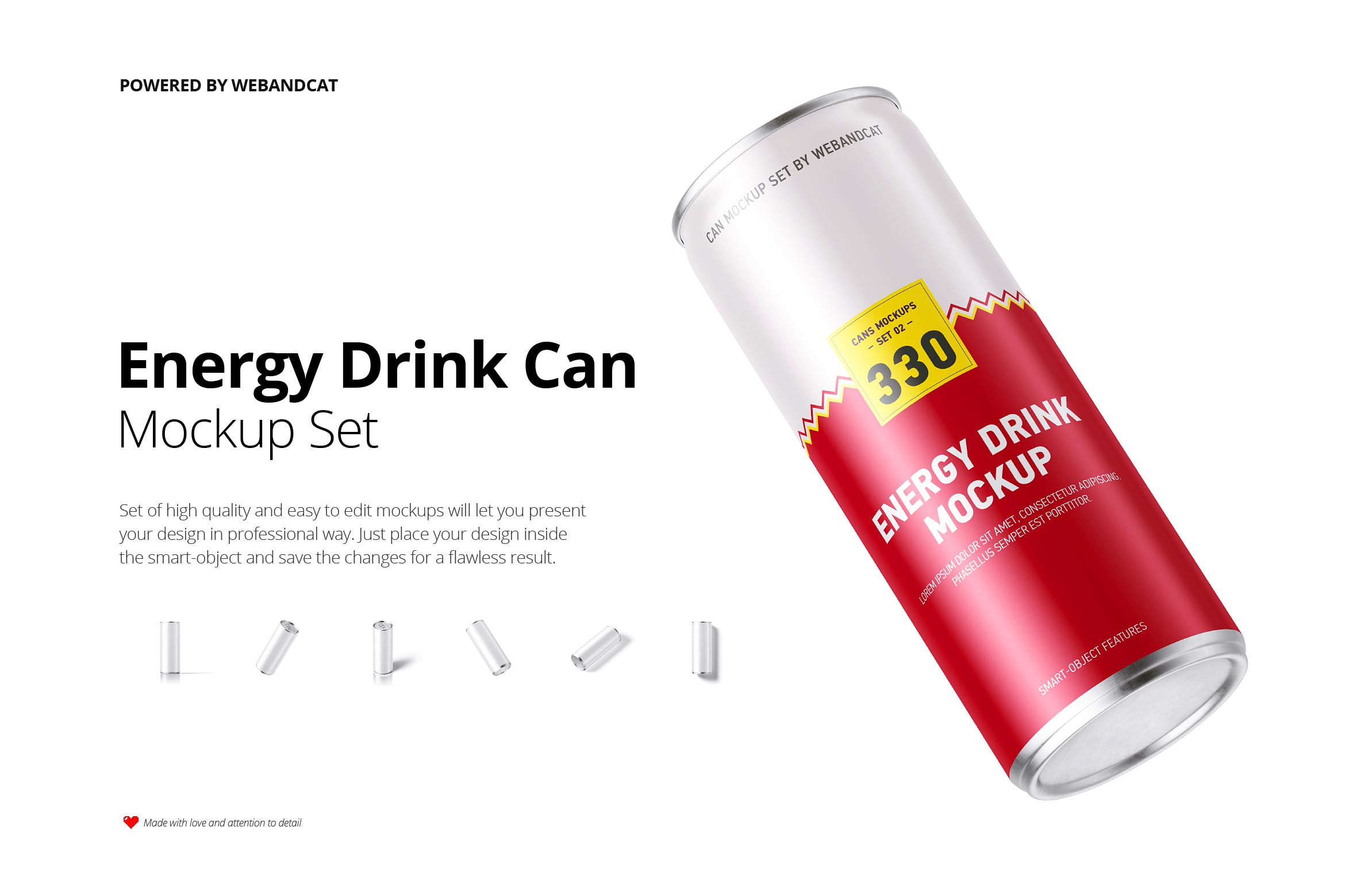 功能性能量饮料罐头外观设计样机 Energy Drink C