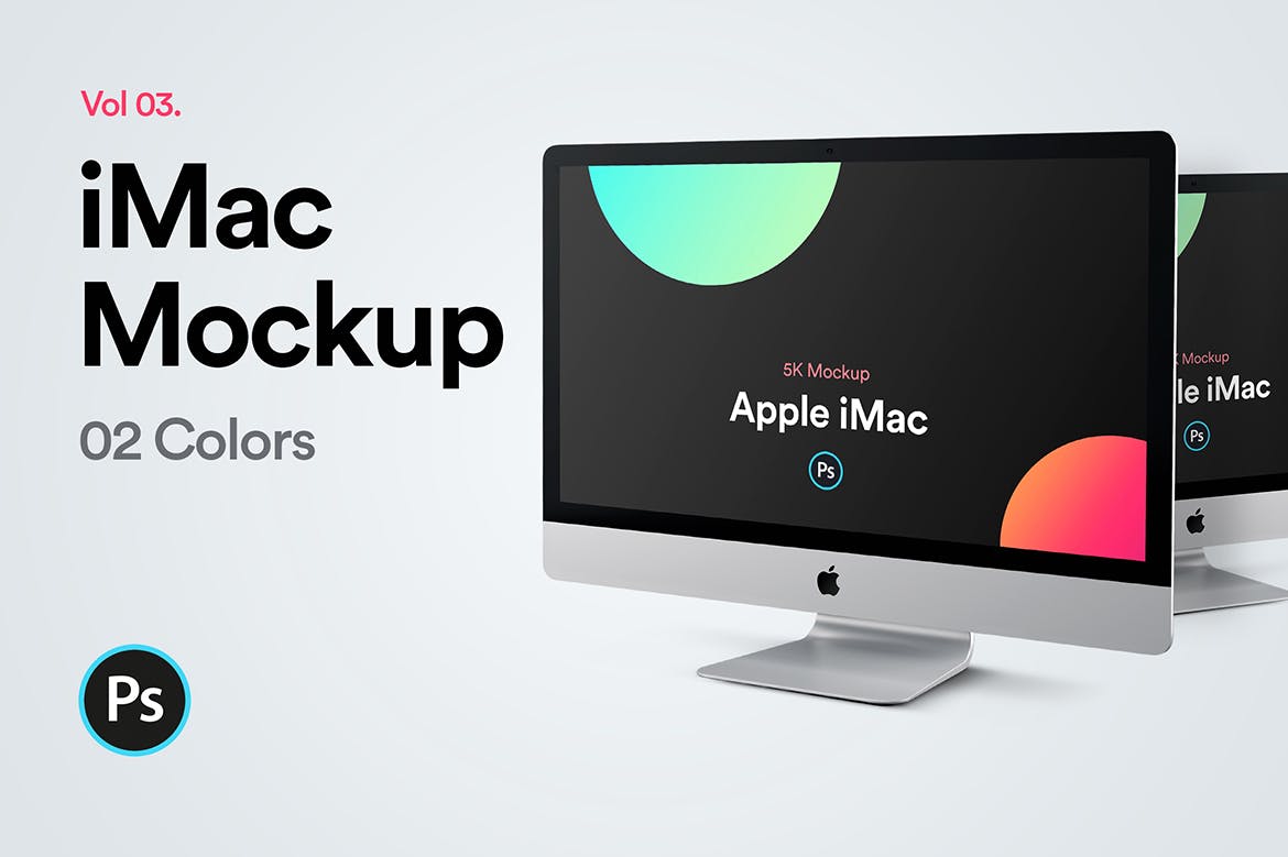 iMac Pro一体机电脑样机模板v3 iMac 2019