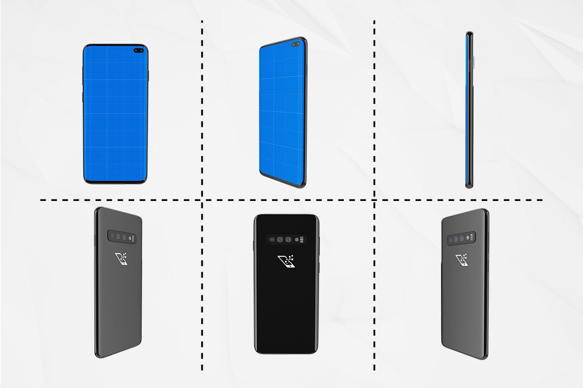 三星智能手机S10移动应用UI设计预览样机 S10 Kit