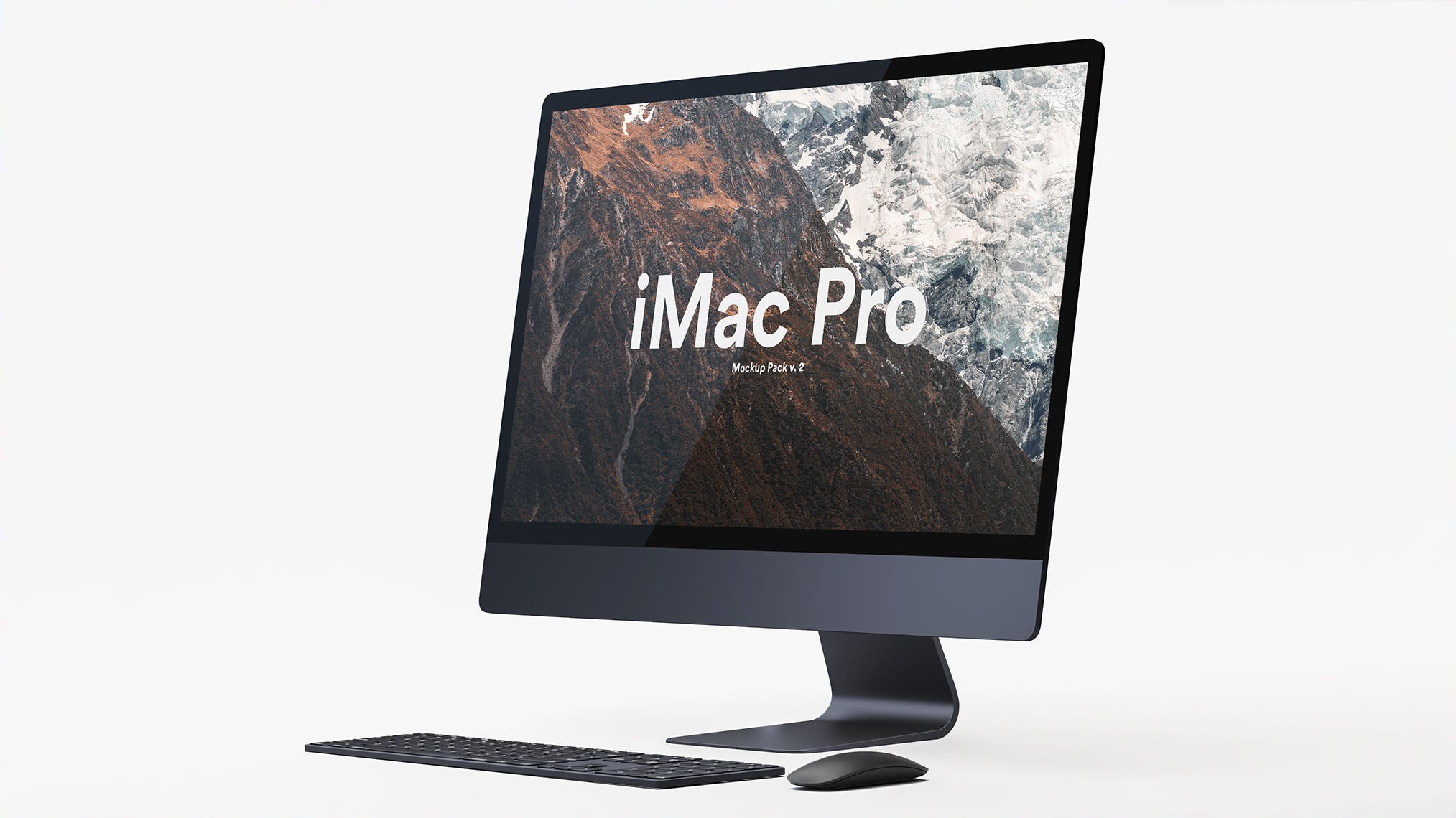 高分辨率iMac Pro一体机多角度样机模板 iMac Pr