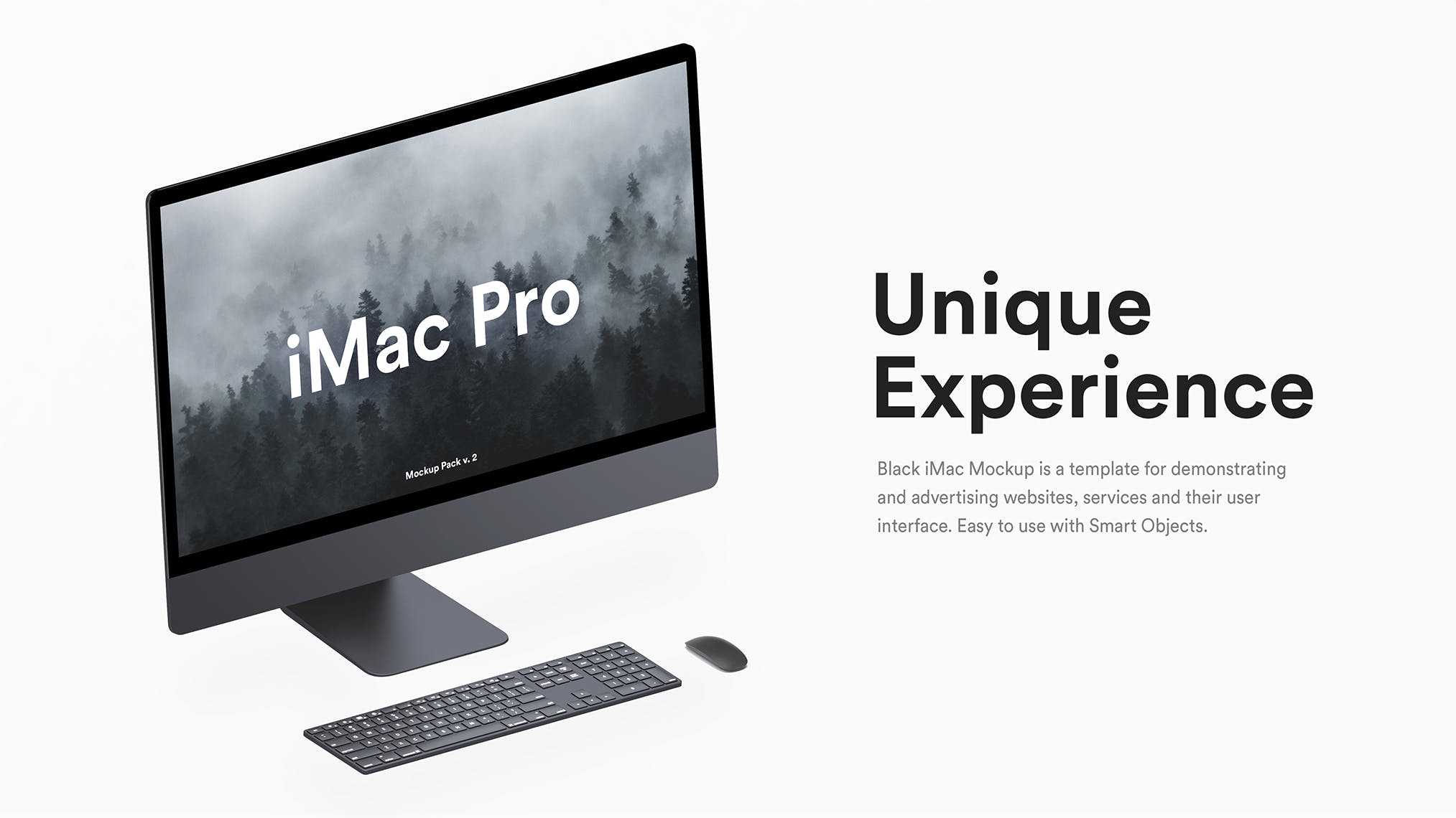 高分辨率iMac Pro一体机多角度样机模板 iMac Pr