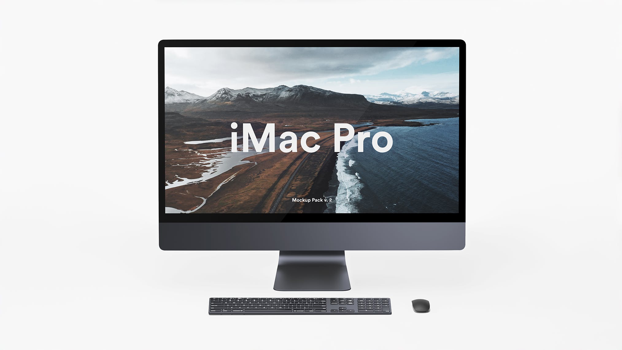 高分辨率iMac Pro一体机多角度样机模板 iMac Pr