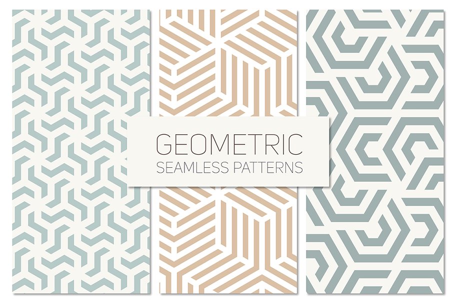 几何无缝图案背景 Geometric Seamless Pa