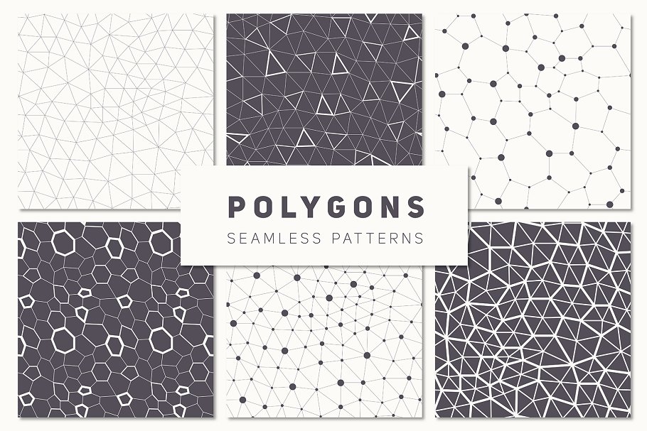 多边形无缝背景纹理 Polygons. Seamless P