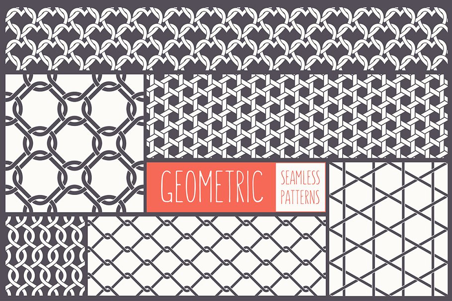 几何无缝背景 Geometric Seamless Patt