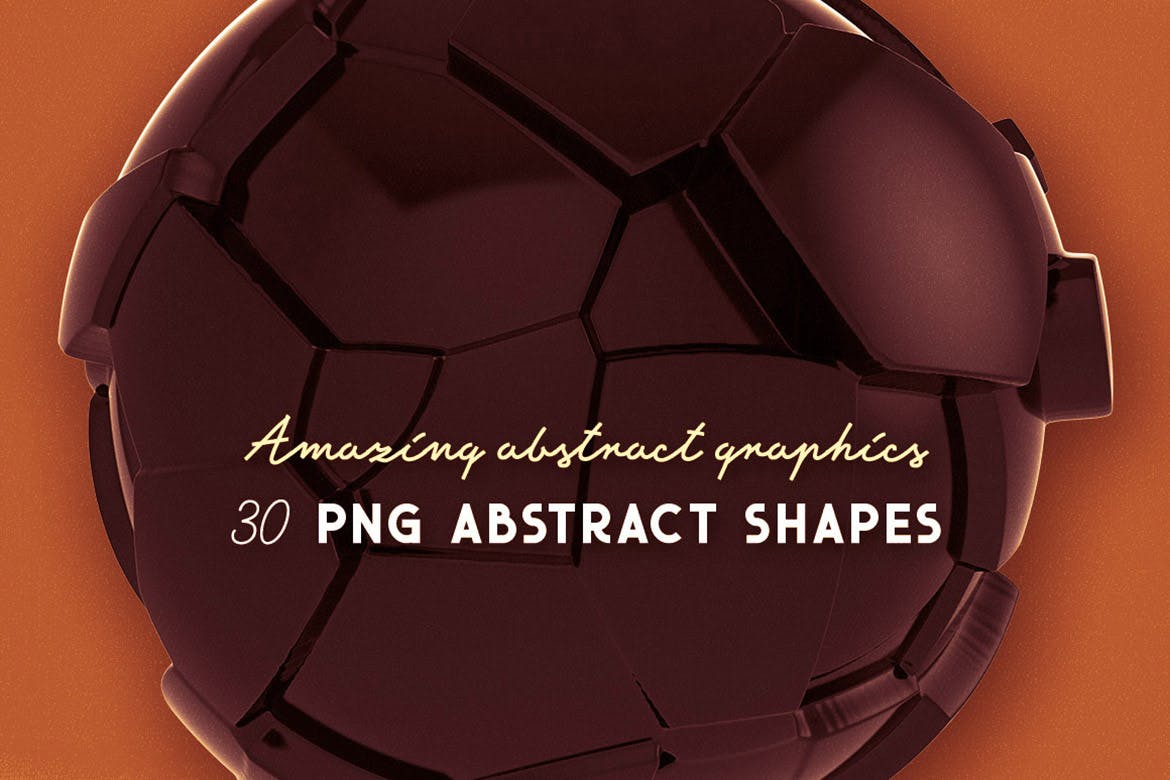 3D立体抽象球面质感几何图形元素背景底纹纹理集合