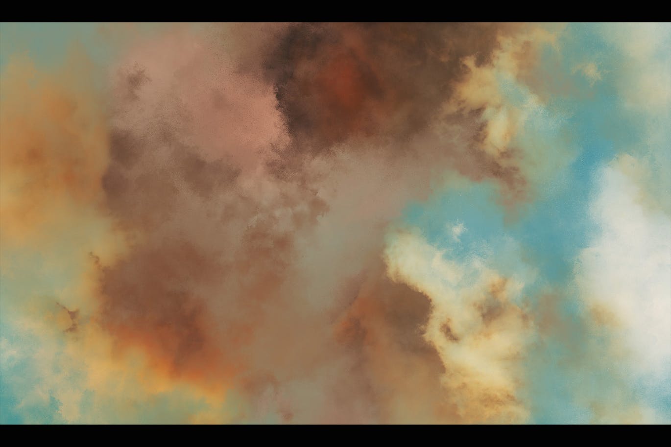 文艺复兴风格复古质感的云彩天空背景底纹纹理集合