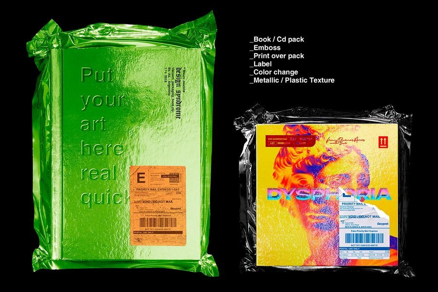 真空塑料袋书籍图书音像制品光盘唱片包装展示
