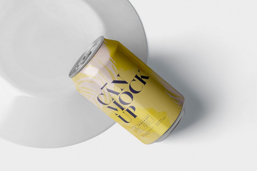易拉罐苏打水啤酒听装饮料汽水罐装包装展示效果图