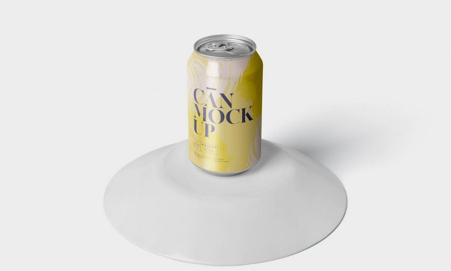 易拉罐苏打水啤酒听装饮料汽水罐装包装展示效果图