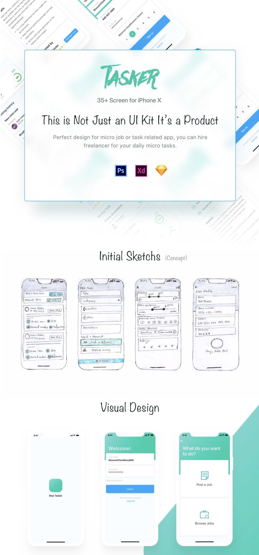 手机移动端用户中心登录页面空间管理社交媒体UI界面设计素材