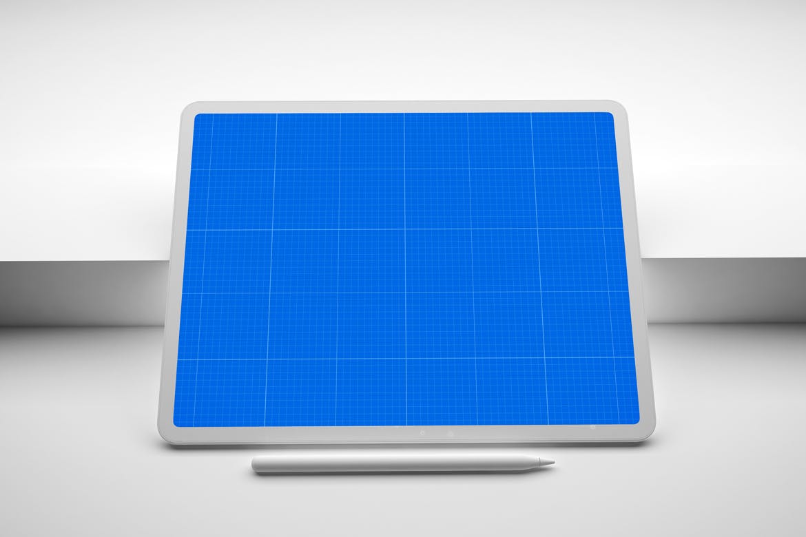 干净的 iPad Pro 多角度样机素材下载