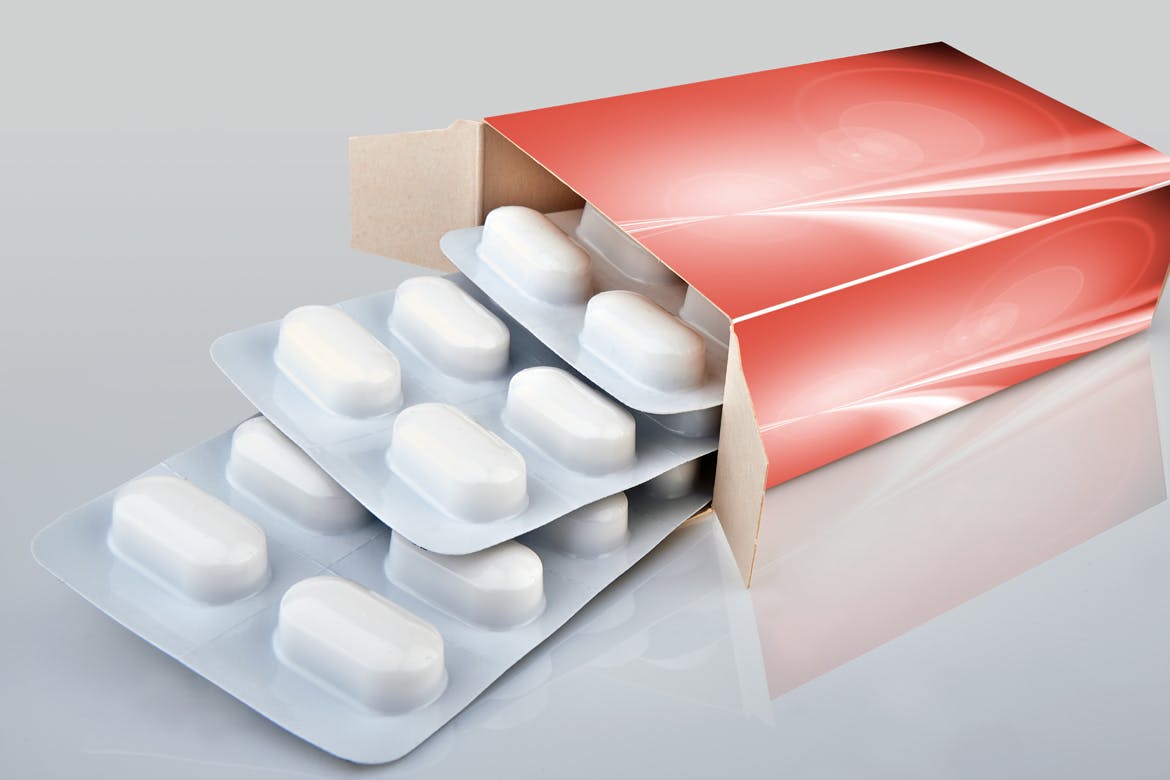 药品包装设计样机（PSD）