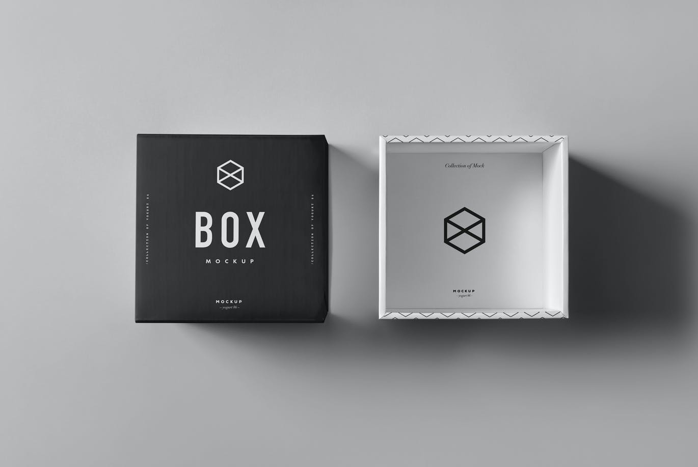 品牌精品礼物饰品服饰产品包装立体方形盒子展示样机