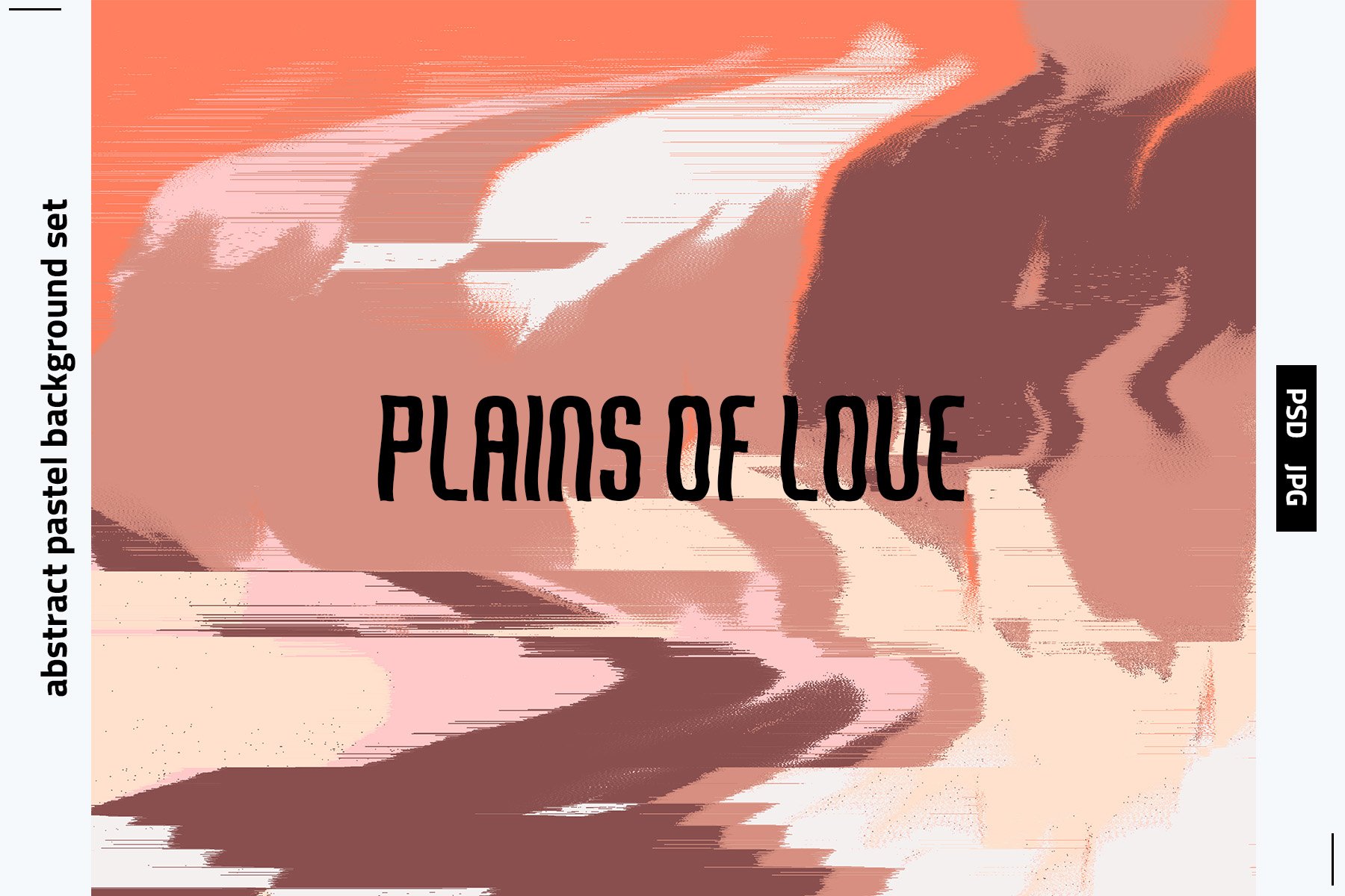 信号故障艺术风格图案素材合辑 Plains Of Love