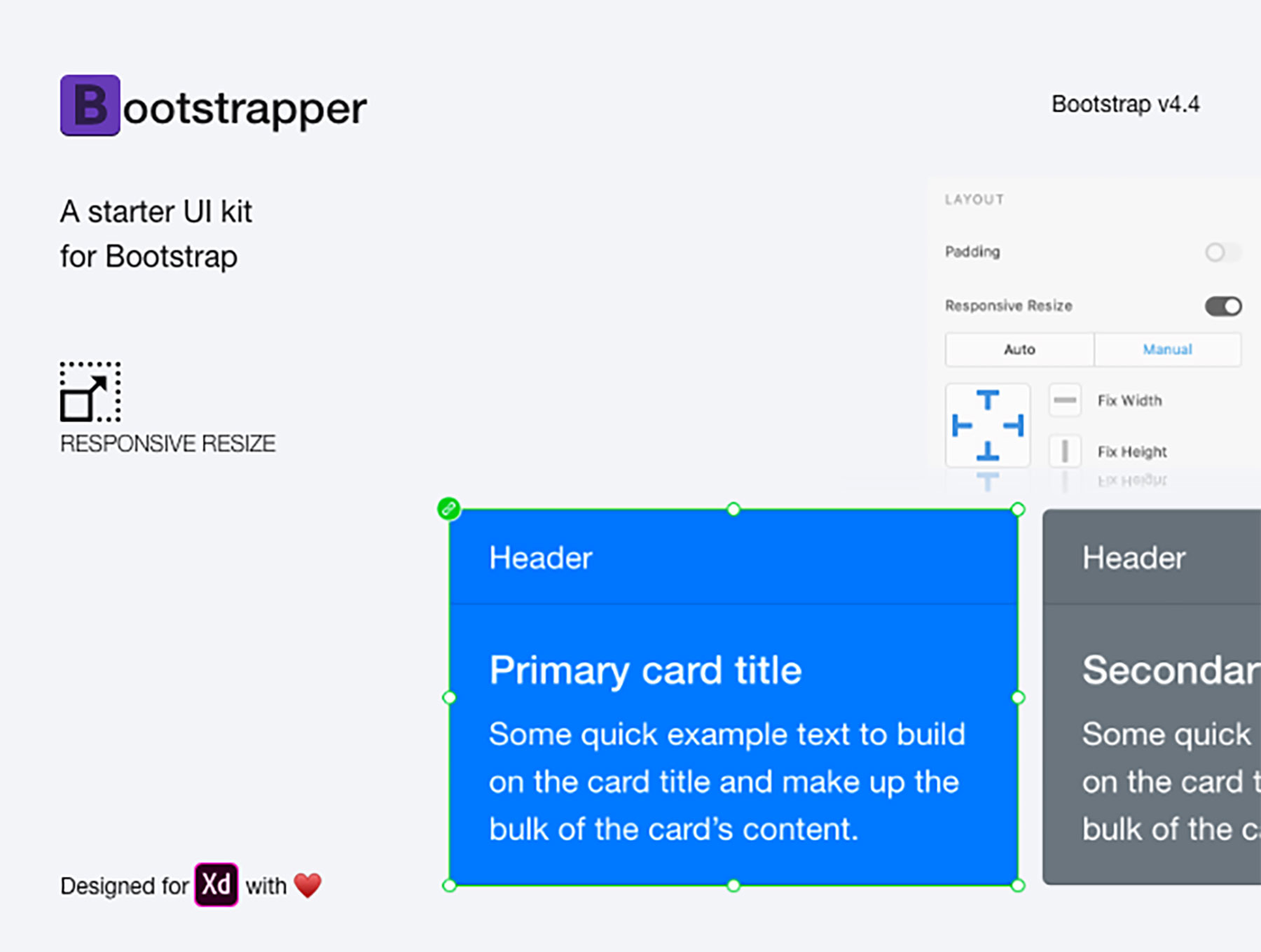 响应式网站Web UI设计系统 Bootstrapper S