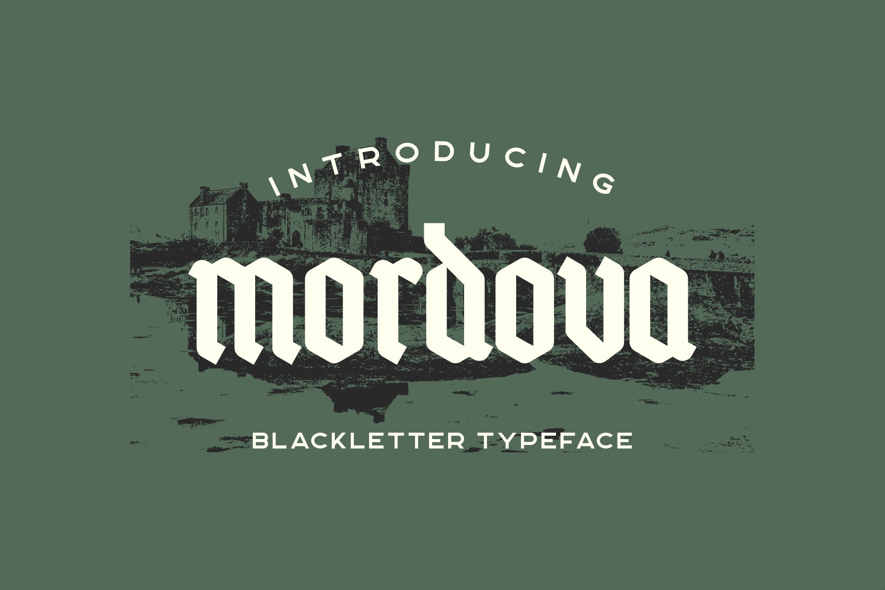 非常适合排版的经典英文字体 Mordova Blacklet