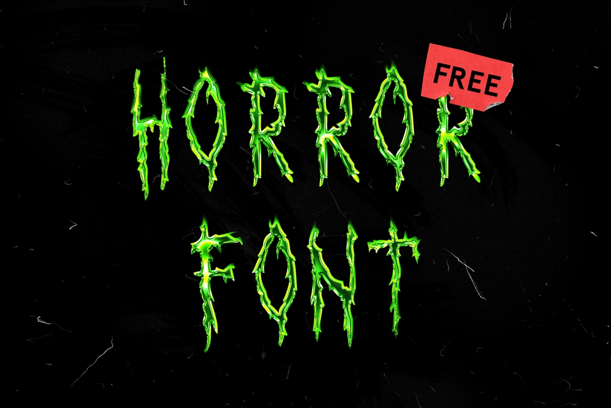 恐怖哥特手写英文字体 Horror Script Free