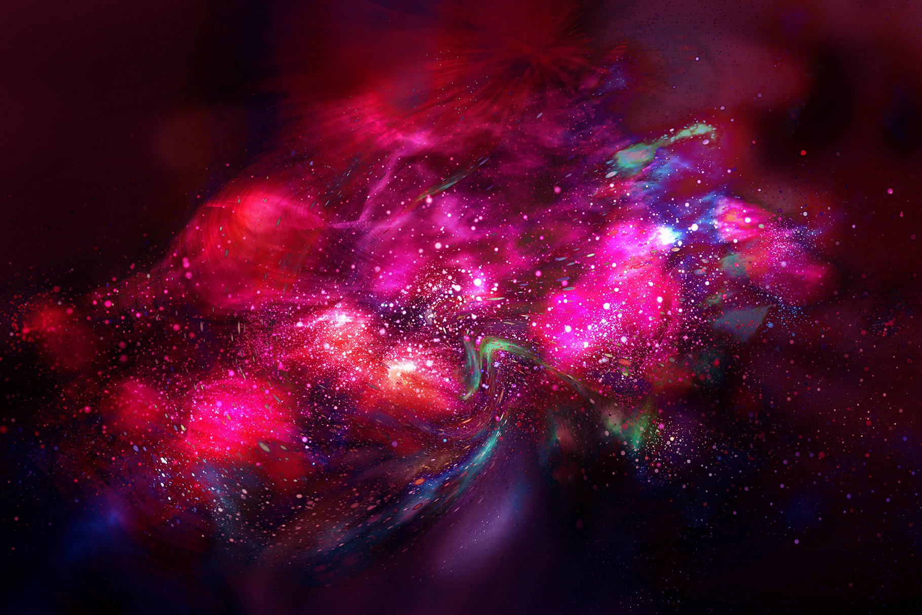 24张超高清抽象星云背景素材 Abstract Nebula