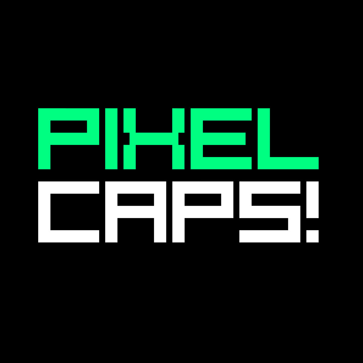 像素英文字体 PixelCaps! Font