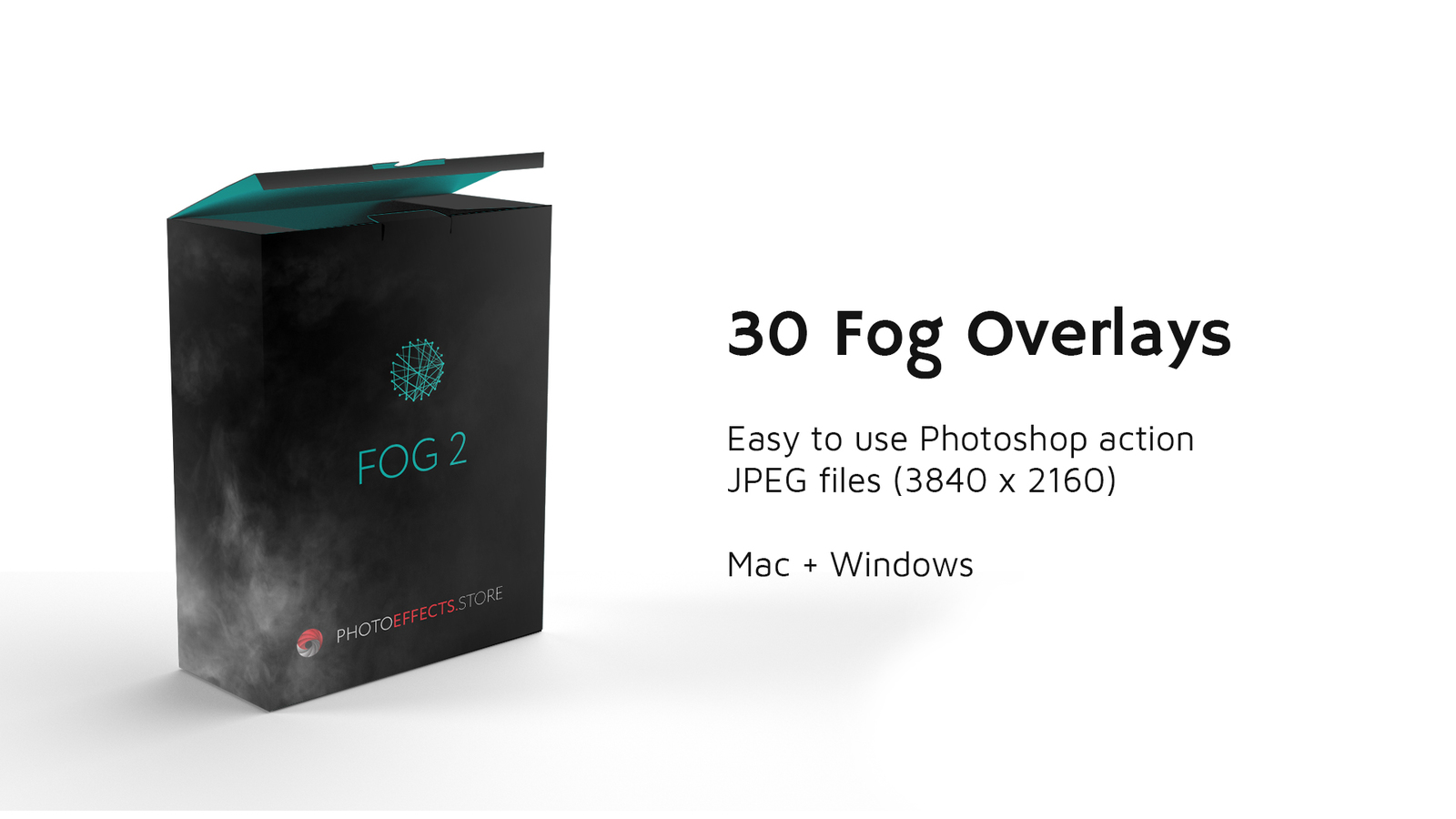 30款烟雾缭绕仙境效果图片叠加层素材 Fog Photo O