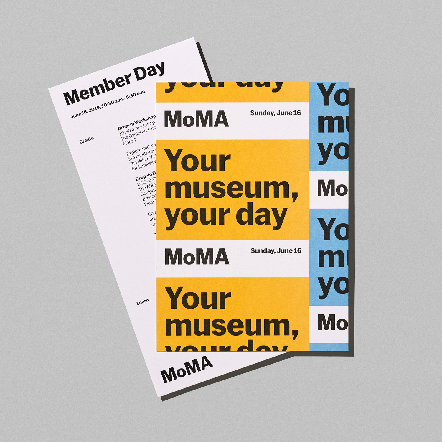 MoMA Sans - Custom Typeface by