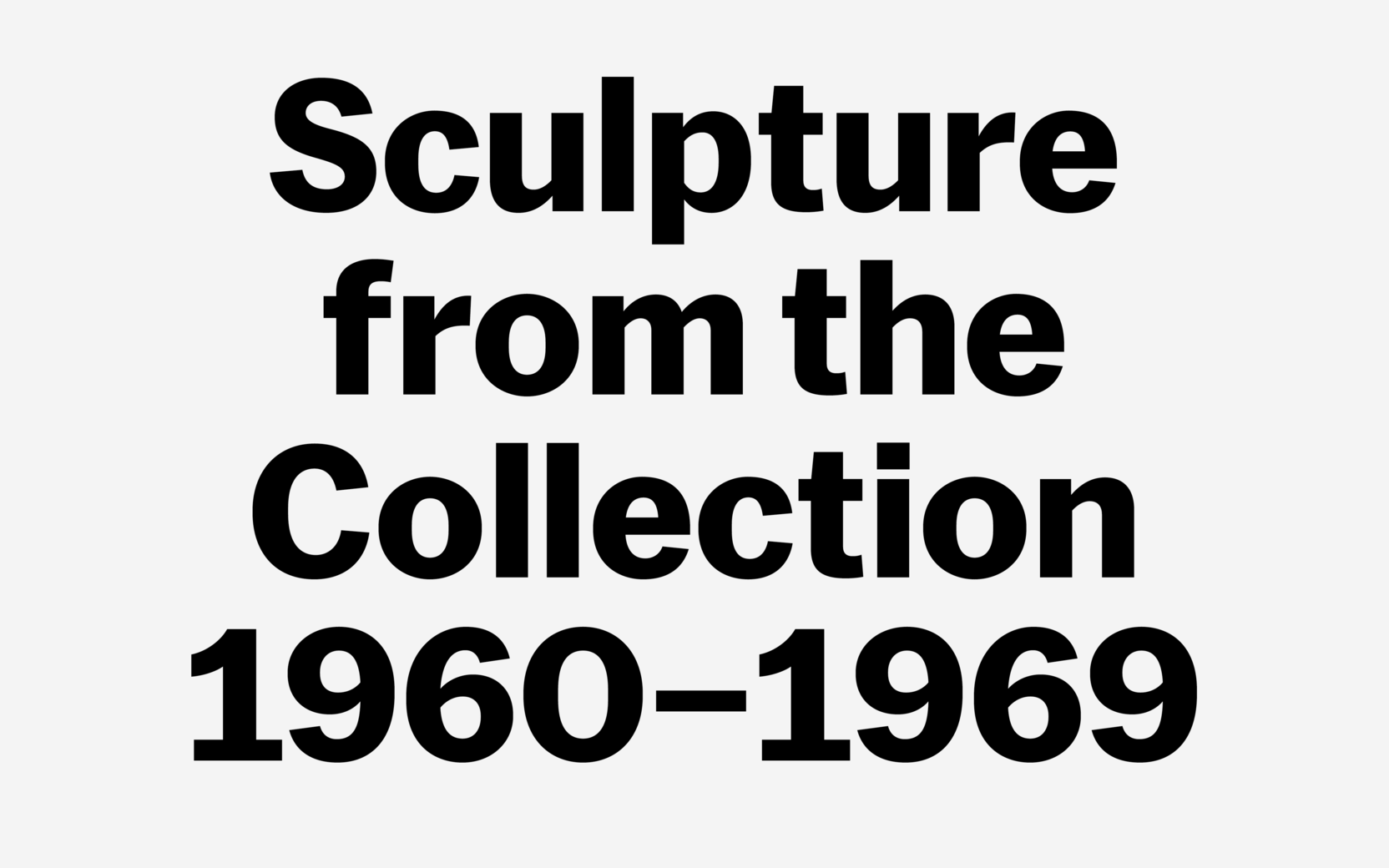 MoMA Sans - Custom Typeface by