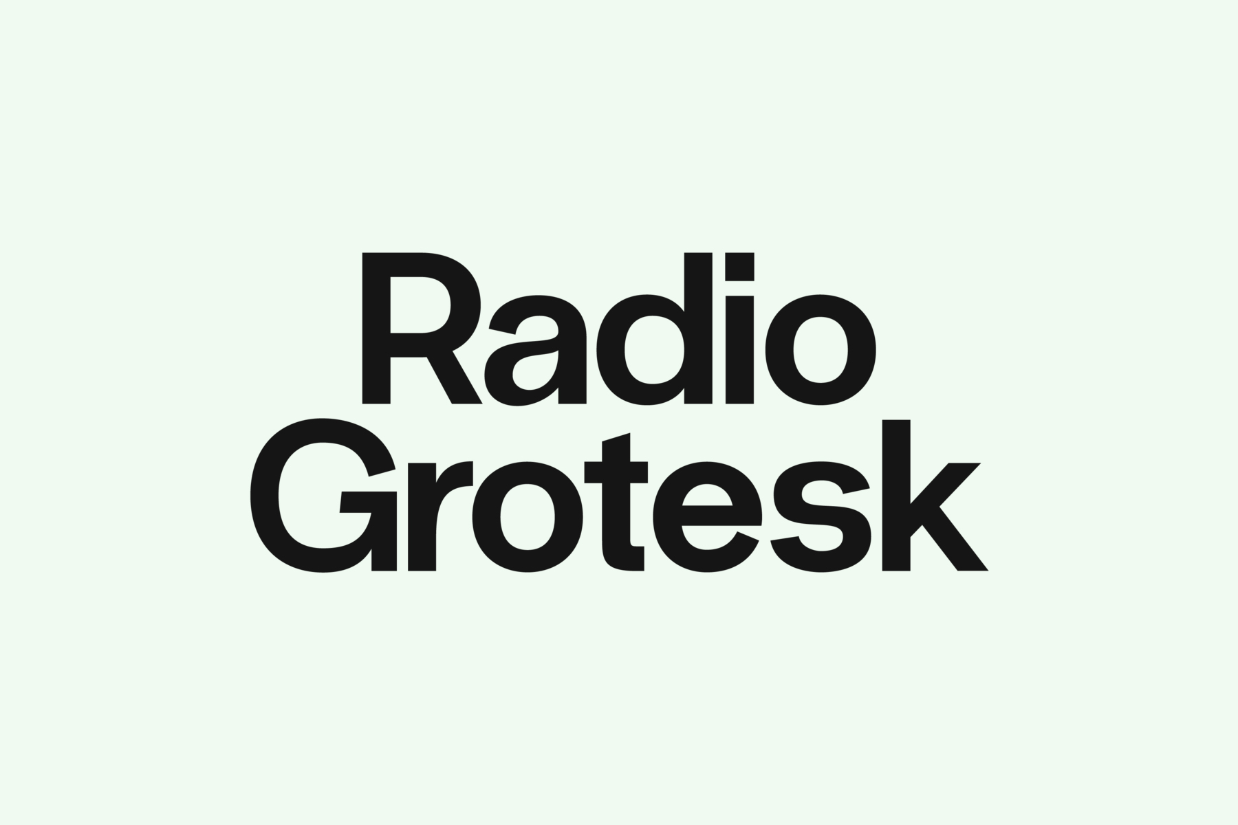 Radio Grotesk 成熟经典的无衬线英文字体 Pa