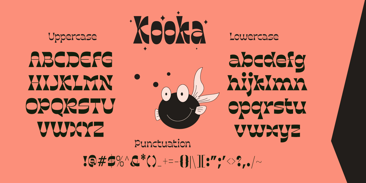 古怪的复古风格老师英文字体 Kooka Font Famil