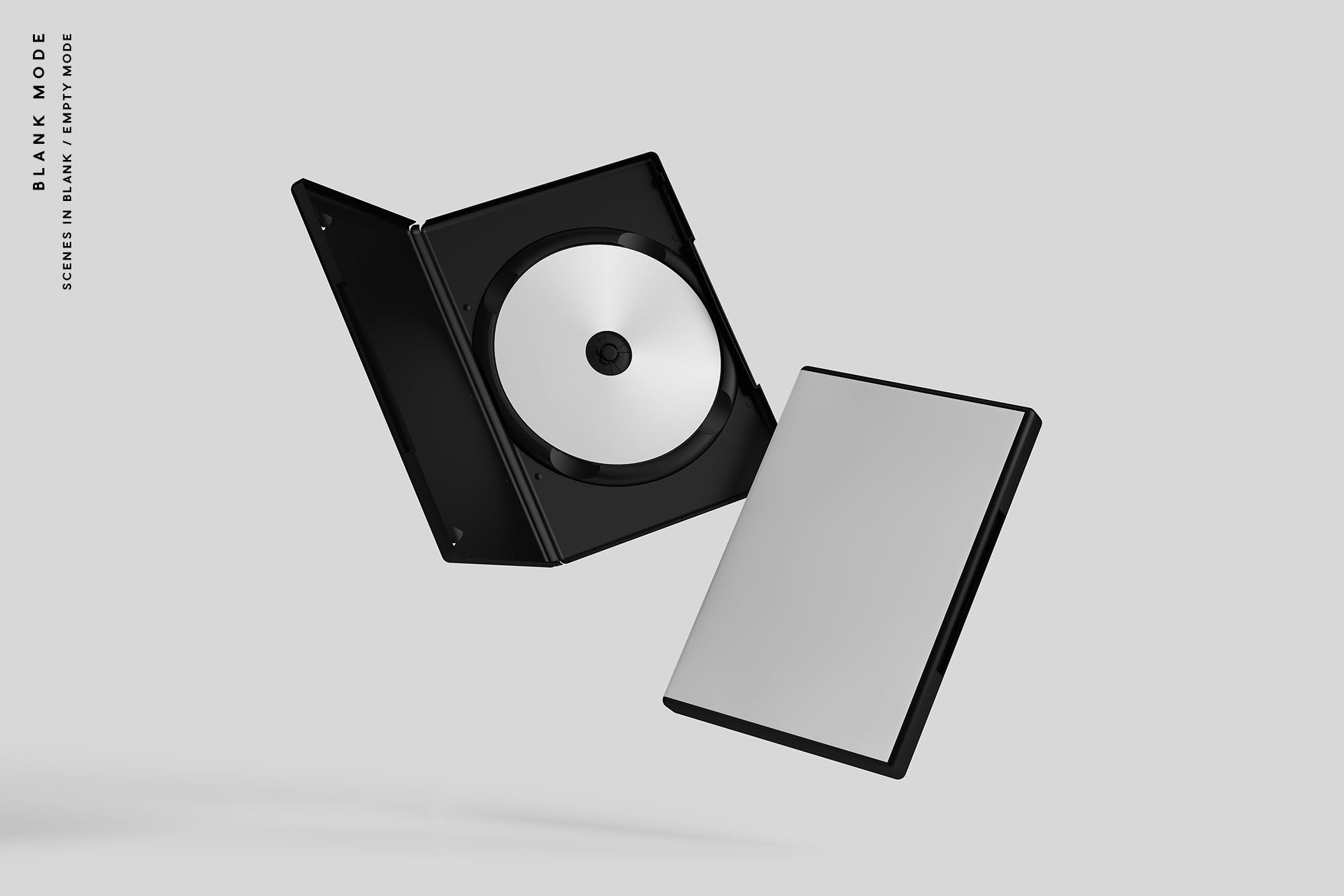 DVD光碟盒封面设计样机模板 DVD Case Mockup