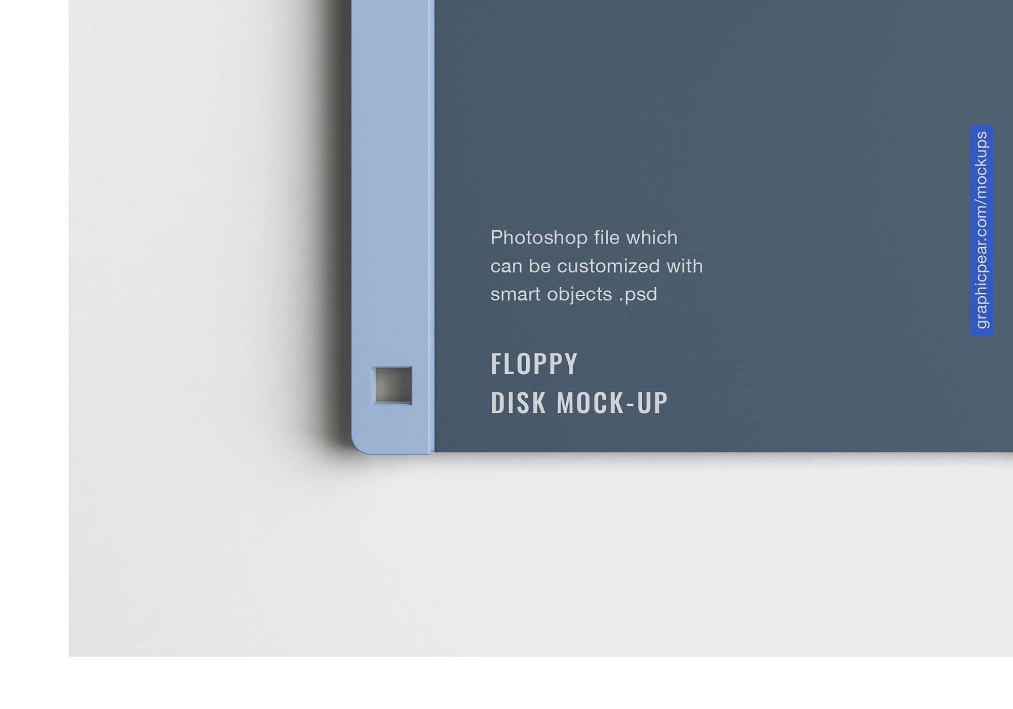 古董软盘外观设计样机模板 Floppy Disk Mocku