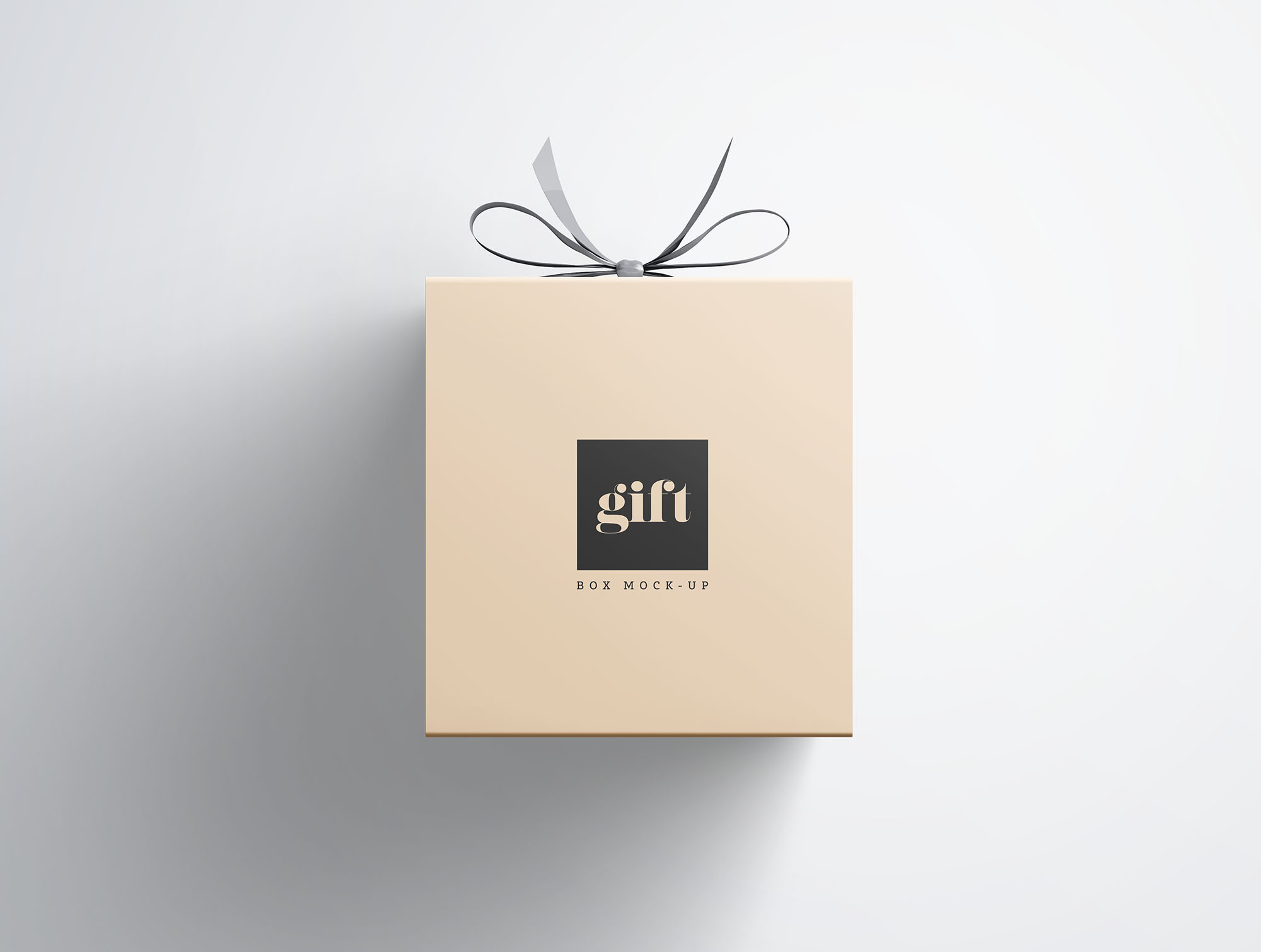 礼品包装盒设计效果图样机 Gift Box Mockup