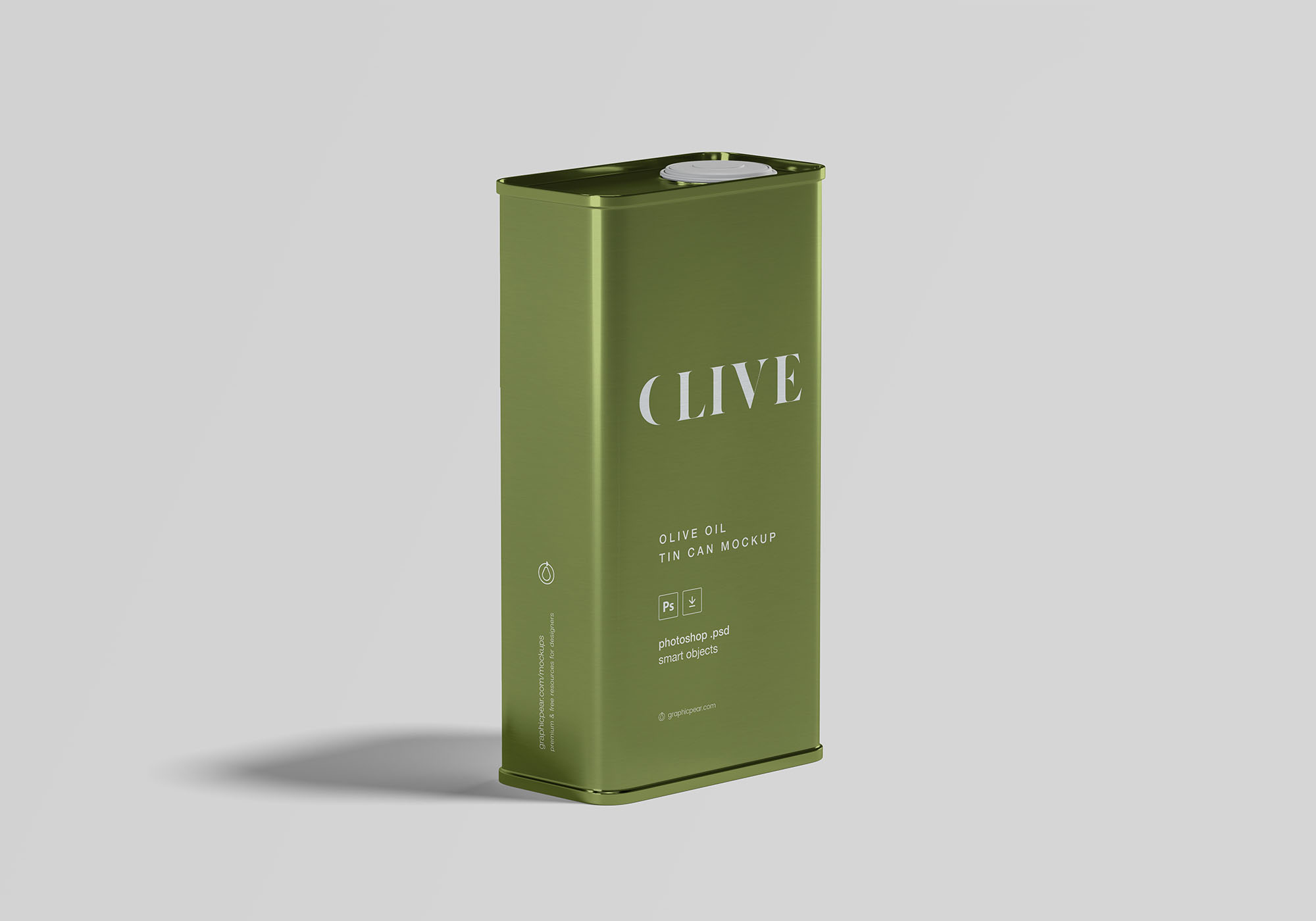 高品质的金属质感的橄榄油包装设计 #297468