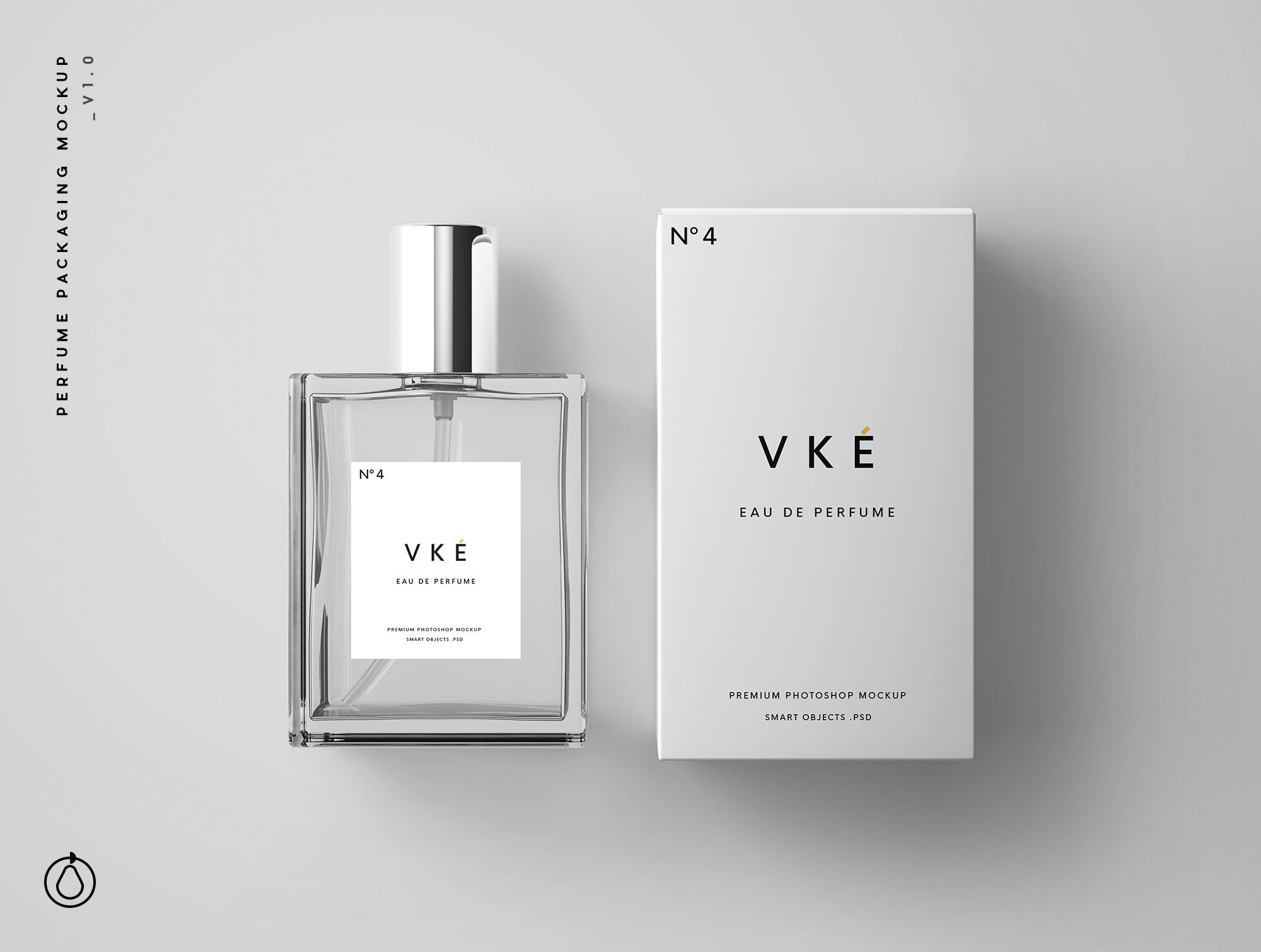 香水瓶＆香水包装盒外观设计样机模板 Perfume Pack