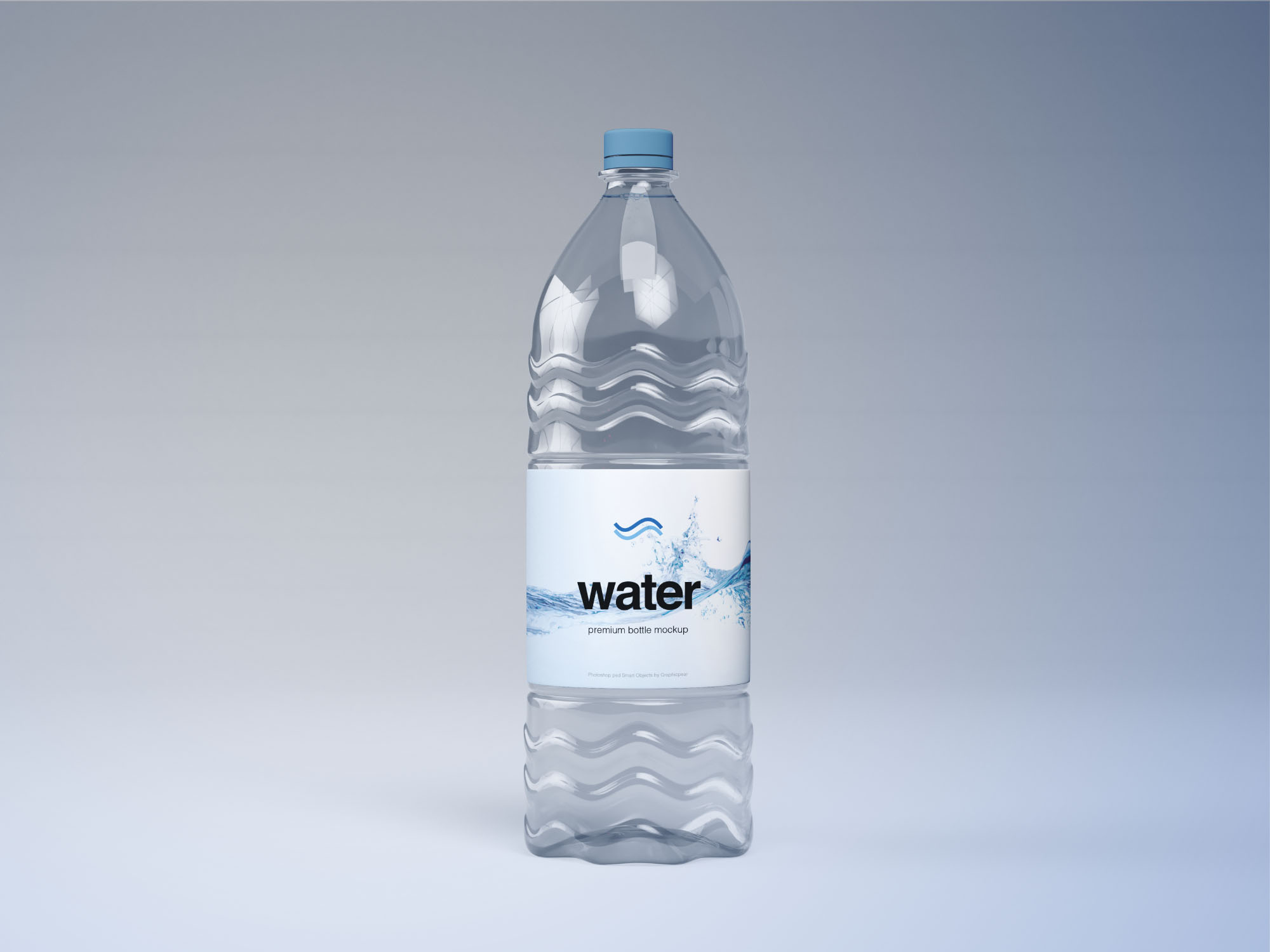 塑料水瓶模型 Plastic Water Bottle Mo