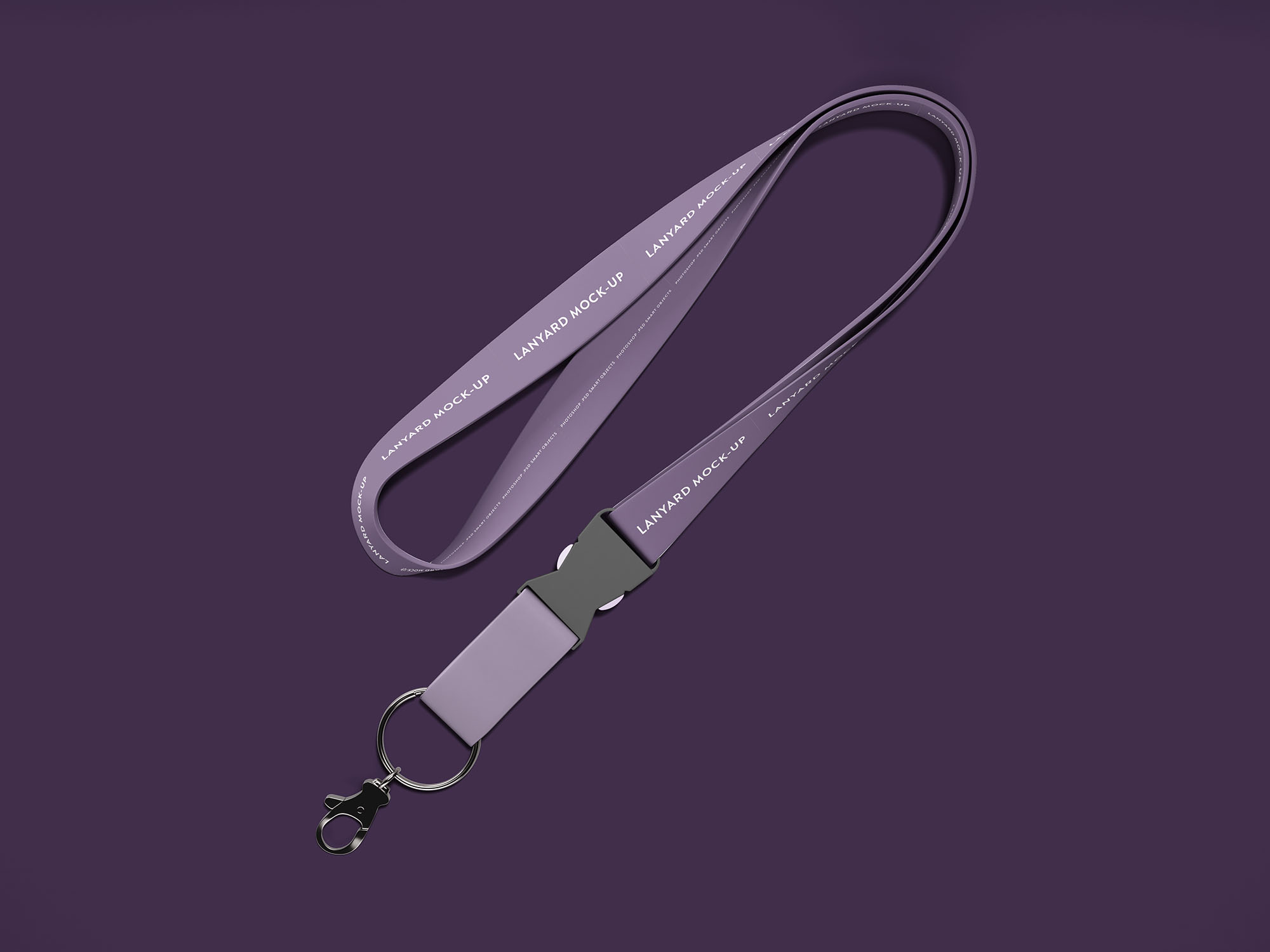 简约挂绳外观设计样机模板 Simple Lanyard Mo