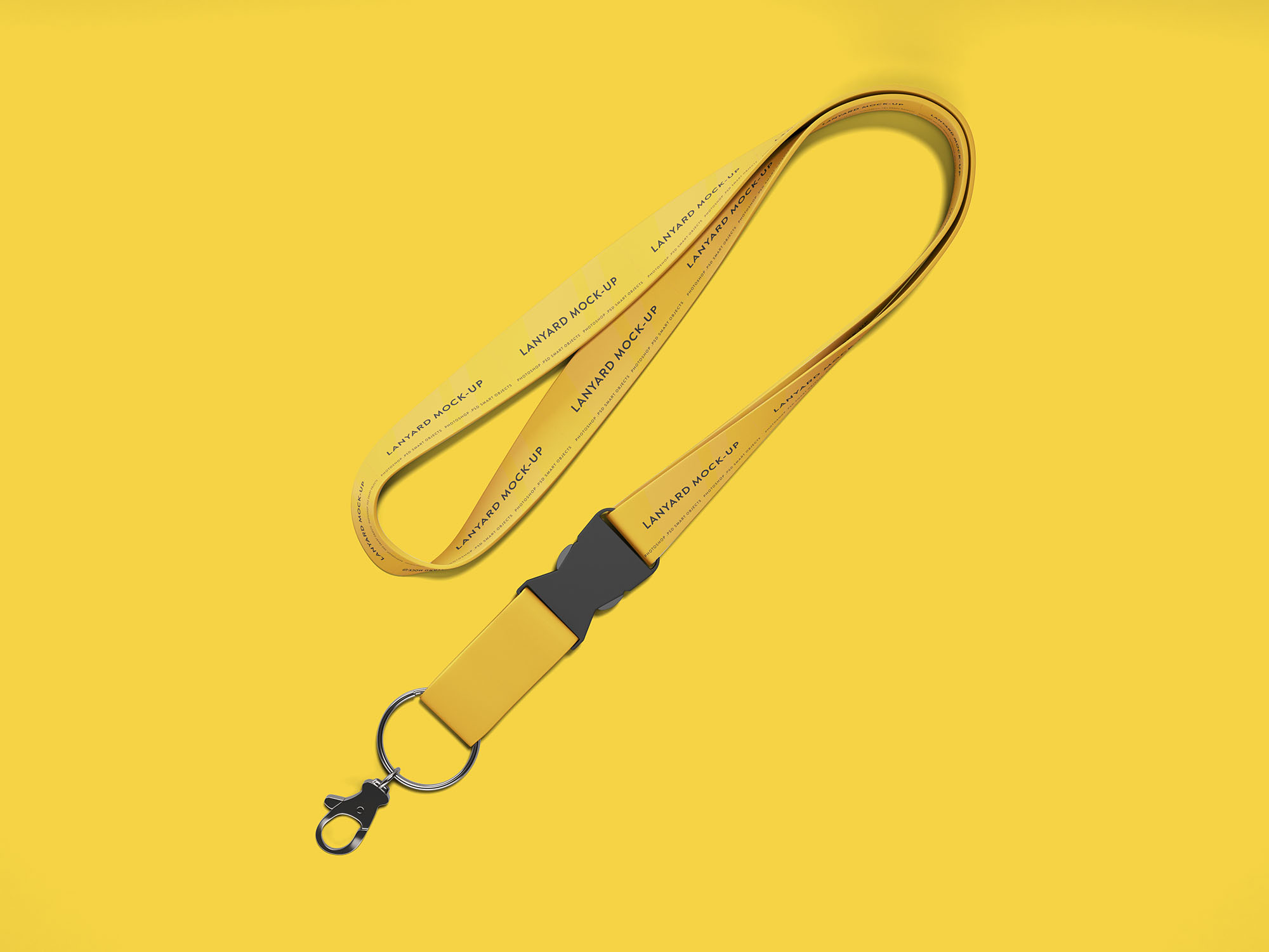 简约挂绳外观设计样机模板 Simple Lanyard Mo