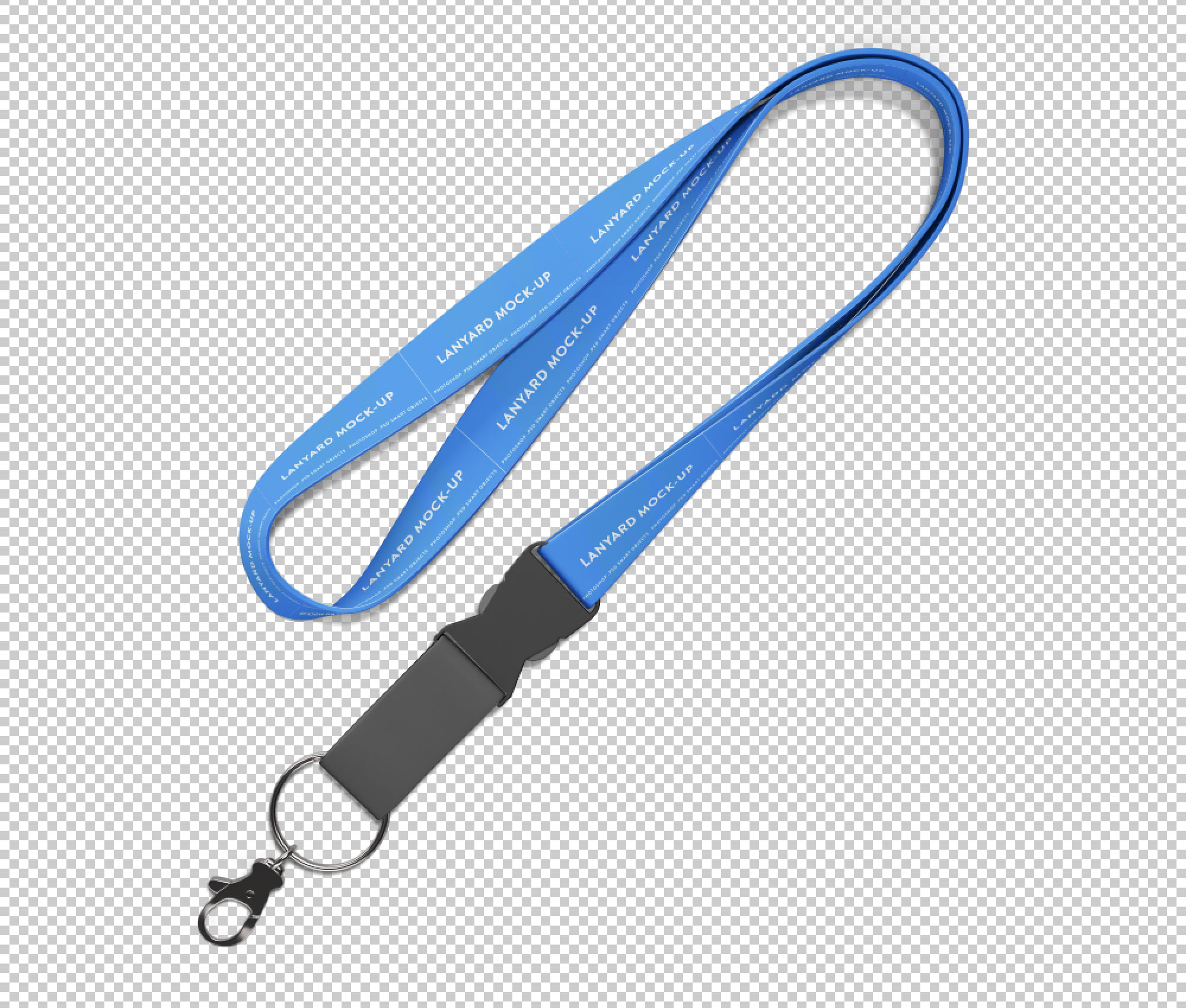 简约挂绳外观设计样机模板 Simple Lanyard Mo