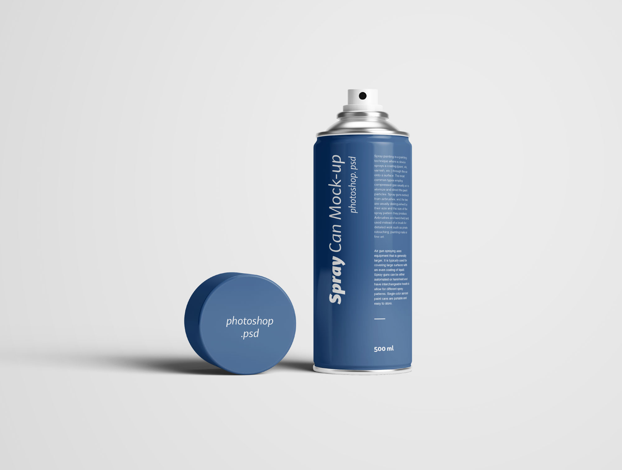 喷雾瓶喷雾罐外观设计样机PSD模板 Spray Can Mo