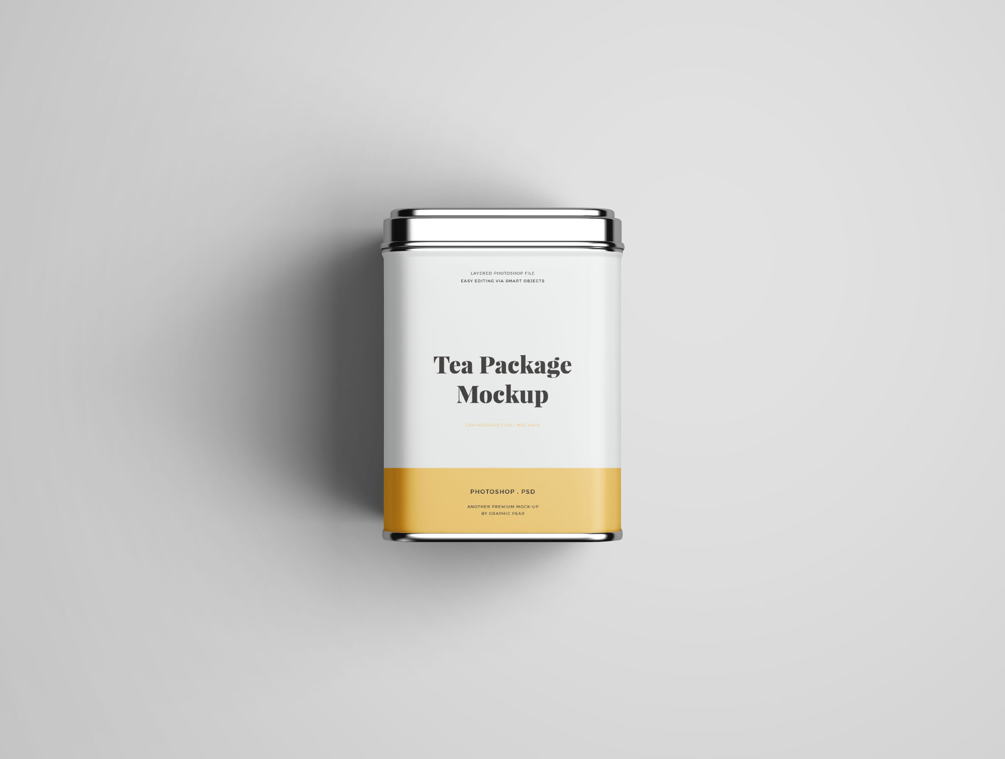 罐头包装外观设计样机模板 Tea Package Mocku