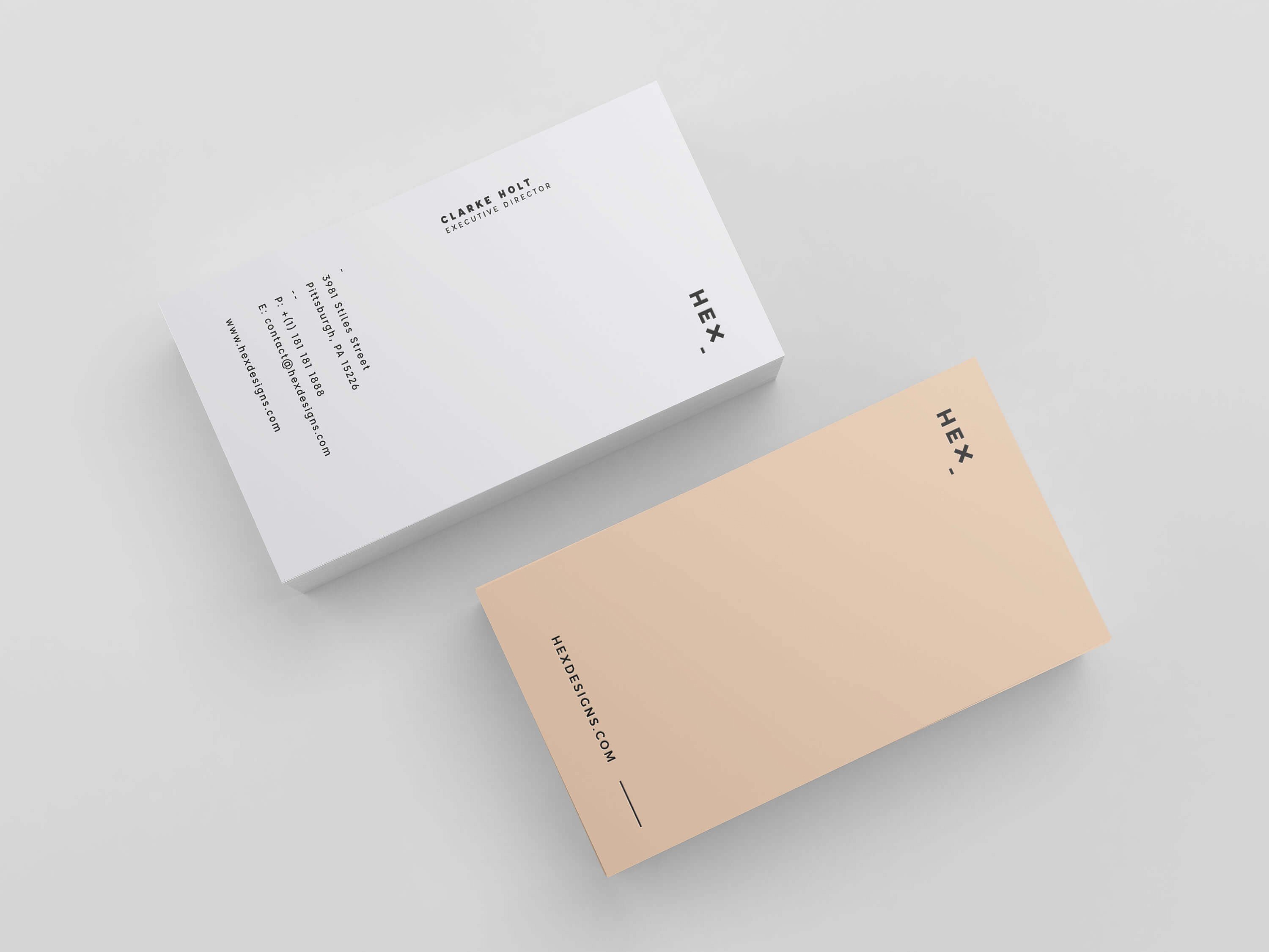HEX Business Card Template