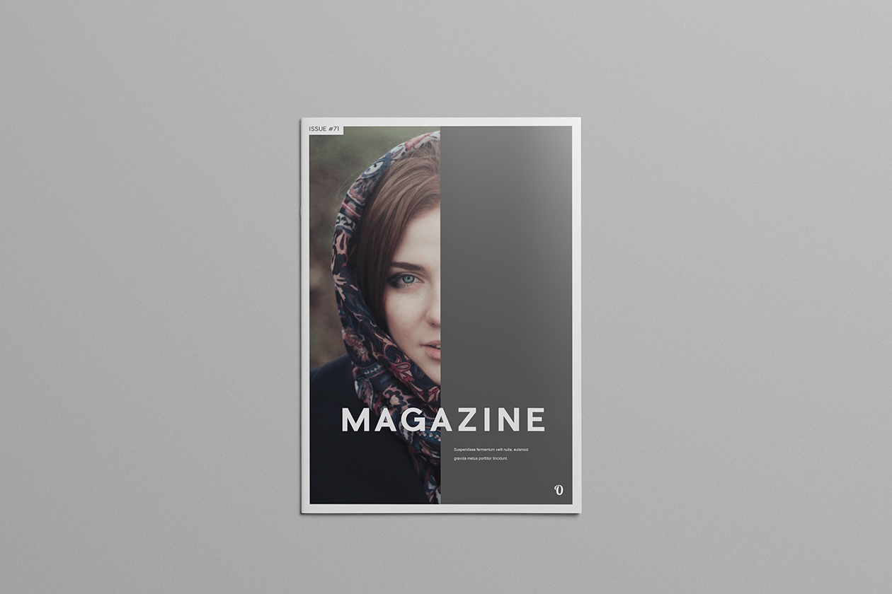 多用途的设计杂志模板 Magazine Template