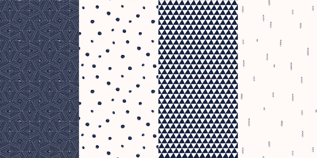 创意手绘图案 Minimal Pattern Designs