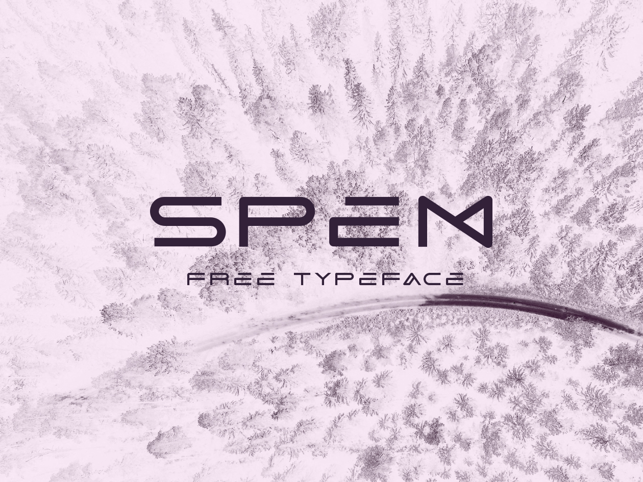 一种现代无衬线字体 Spem Typeface