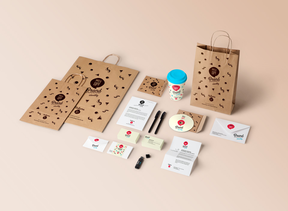 文具品牌样机 Stationery Branding Moc